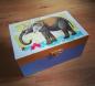 Preview: Holzbox Elephant & Flowes