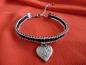 Preview: Armband Herz mit Pfoten Anhänger