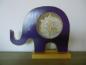 Mobile Preview: Elefant Violett mit Kerzen-Anhänger