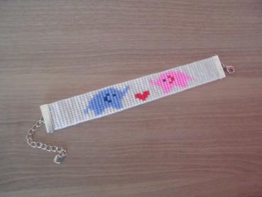 Armband Elephants in love 2