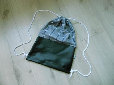 Turnbeutel Schweiz Schwarz