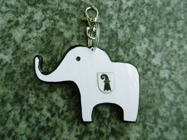 Schlüsselanhänger Elefant Basel Stadt