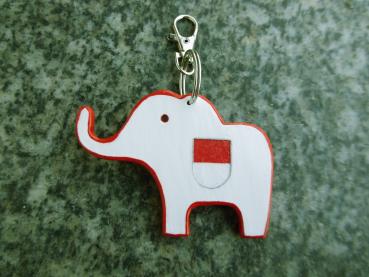 Schlüsselanhänger Elefant Solothurn
