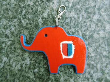 Schlüsselanhänger Elefant Tessin
