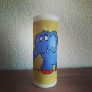 Kerze Lustiger Elefant