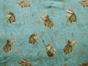 Preview: Wendebeanie mit Bündchen Mammuts Xmas 45-47