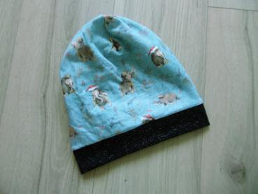 Wendebeanie Mammuts Xmas