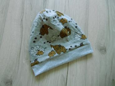 Wendebeanie Mammuts Grau