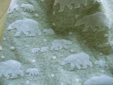 Preview: Wendebeanie mit Bündchen Eisbären 45-47