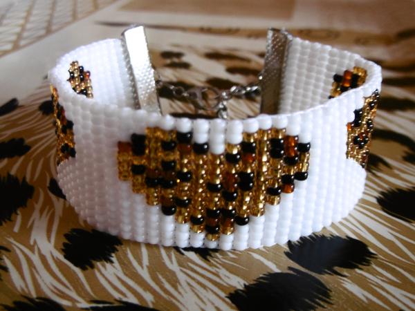 Armband Leoparden-Herzen