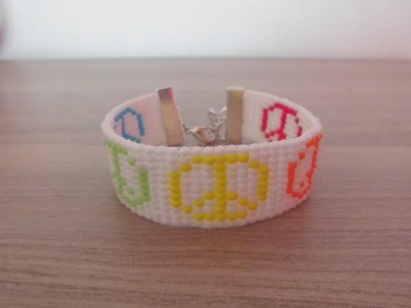 Armband Regenbogen-Peace