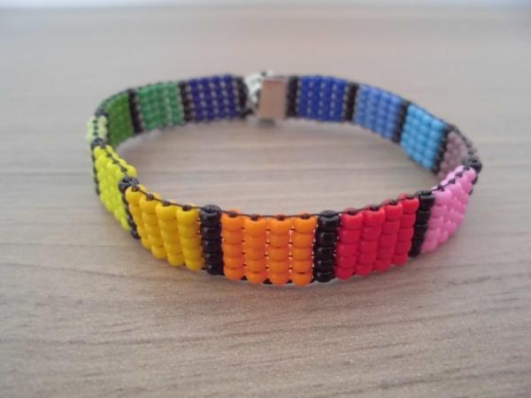 Armband Regenbogenfarben 1