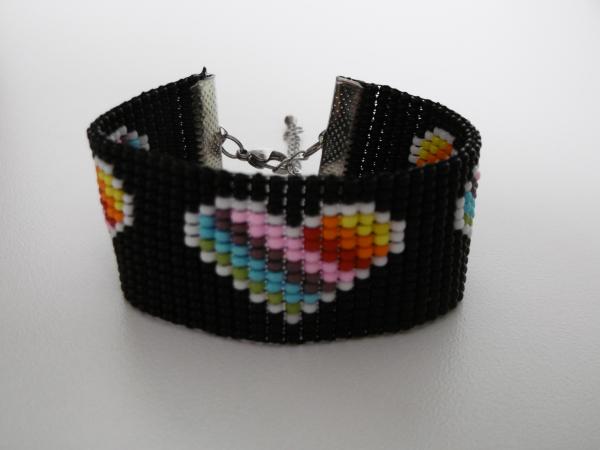 Armband Regenbogen-Herzen
