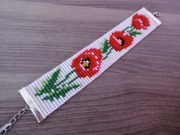 Armband Mohnblumen 2