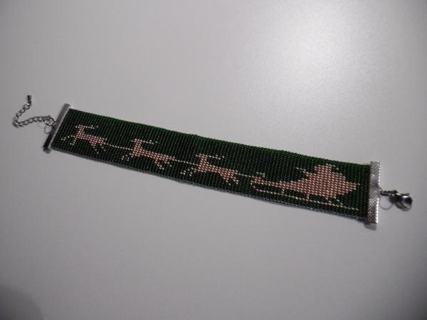 Armband Weihnachtsmann im Schlitten 2
