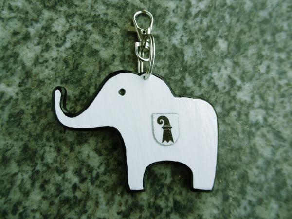 Schlüsselanhänger Elefant Basel Stadt