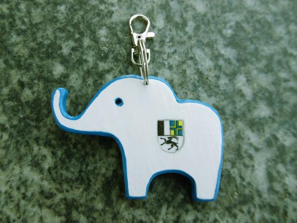 Schlüsselanhänger Elefant Graubünden