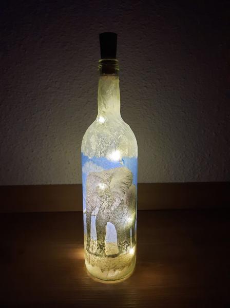 Leuchtflasche Elefant 1