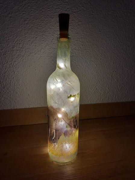 Leuchtflasche Elefanten 5