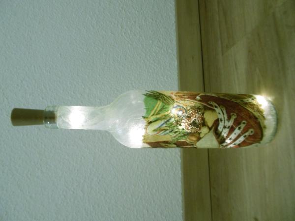 Leuchtflasche Xmas Chucks Rot