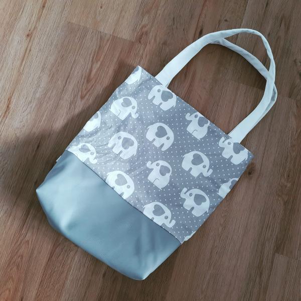 Shopper Elefäntli Grau