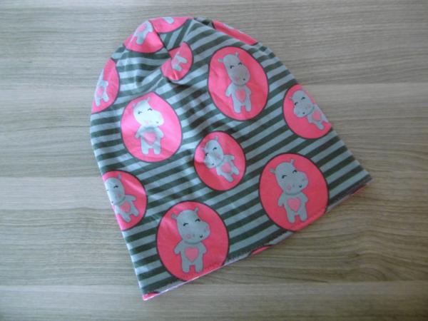 Wendebeanie Hippo 53-55