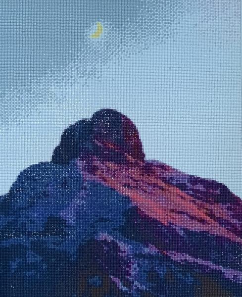 Diamond Painting "Gitschen-Mond"