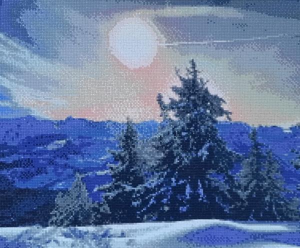Diamond Painting "Winter auf der Rotenflue"