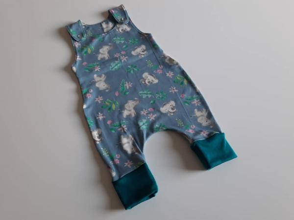 Strampler Elefäntli mit Blumen