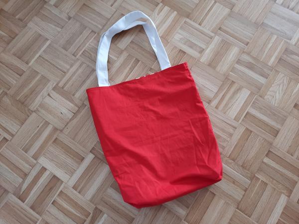 Shopper Elefanten Rot Wendeseite