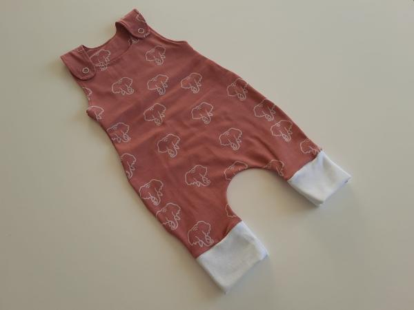 Strampler Elefanten Fuchsia 2