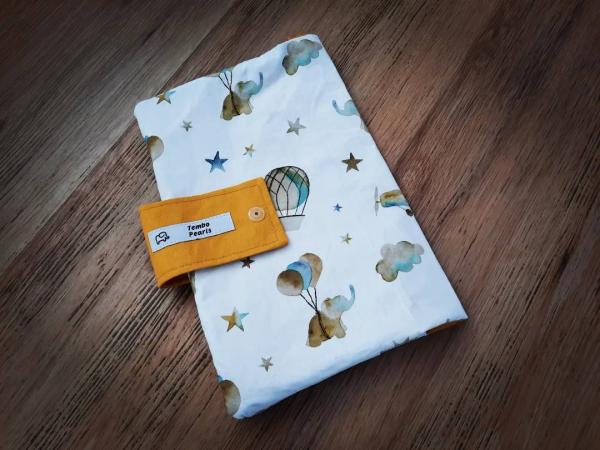 Wickel-Etui Elefanten Ocker