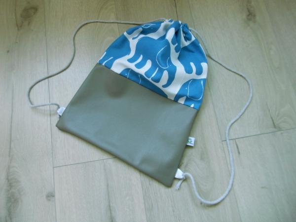 Turnbeutel Elefanten Blau
