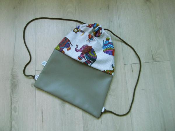 Turnbeutel Elefanten Bunt